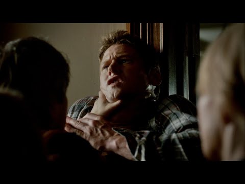 TVD 4x1 - Damon attacks Matt for surviving instead of Elena | HD