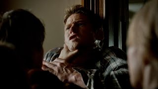 TVD 4x1 - Damon attacks Matt for surviving instead of Elena | HD