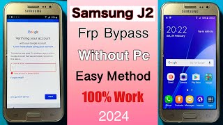SAMSUNG J2 Frp  Bypass | Without Pc | SAMSUNG Google Account Remove | SAMSUNG Account Bypass