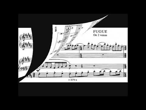 S. Slonimsky Prelude and Fugue H - dur