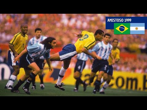 Amistoso 1999 | Brasil 4x2 Argentina | Estádio Beira-Rio