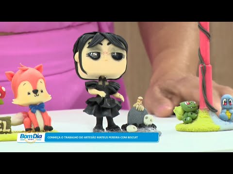 Conheça o trabalho do artesão Mateus Pereira com Biscuit 20 03 2023