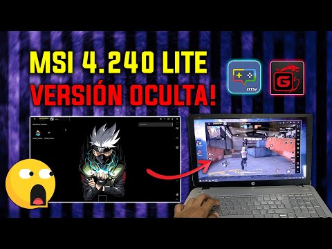 🚨 MSI 4.240 LITE PARA PC GAMA BAJA - FREE FIRE en PC 2025 🚀