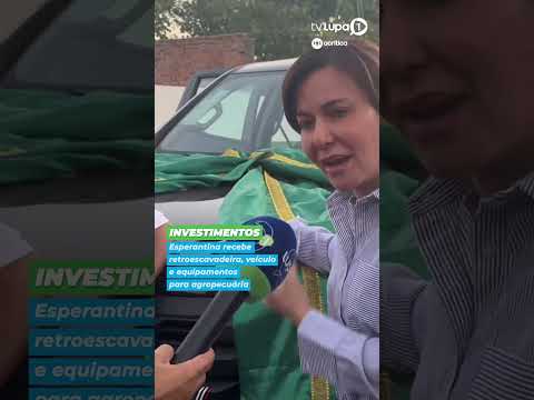 O município de Esperantina foi contemplado com novos equipamentos e veículos: