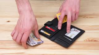 Велика кредитниця 14923 Vintage чорна