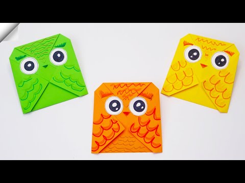 Valentine s day easy crafts DIY Moving Paper OWL Easy Paper Crafts