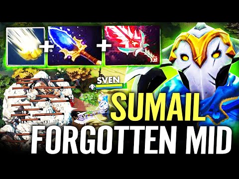 🔥 SUMAIL Sven Forgotten MID HERO — Aghanim + Bloodthorn Flying Superman Stun WTF 19Kills Dota 2 Pro