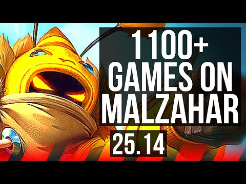 MALZAHAR vs GANGPLANK (TOP) | 1100+ games | KR Master | 25.14
