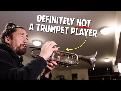 Guitarist Learns Trumpet in 1 Hour #shorts