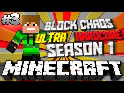 Minecraft Block Chaos Ultra Hardcore Season 1 - E3 - Explored Cave!?