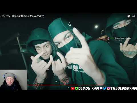 Demon Kam Reacts to Sheemy - Hop out (Official Music Video)