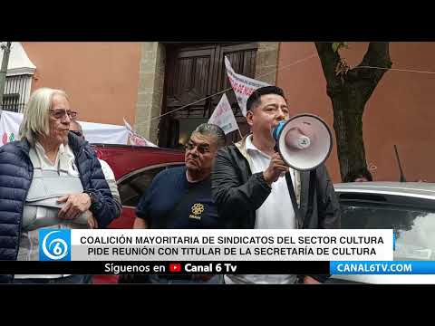 Coalición Mayoritaria de Sindicatos del Sector Cultura pide cumplimiento de demandas pendientes