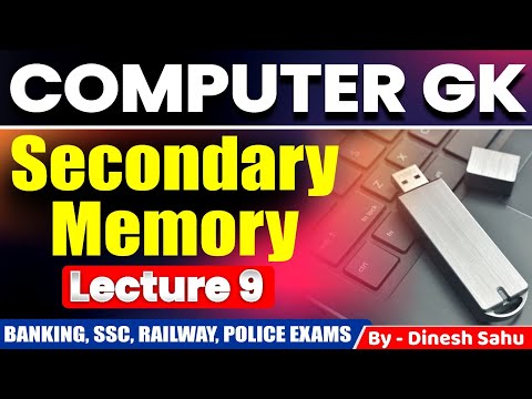 Secondary Memory Explained in Detail | L 9 | Computer Awareness | All Competitive Exams #computergk