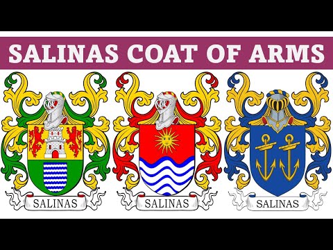 Salinas Coat of Arms & Family Crest - Symbols, Bearers, History