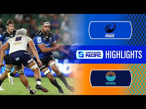 Super Rugby Pacific 2024 | Force v Moana Pasifika | Round 4 Highlights