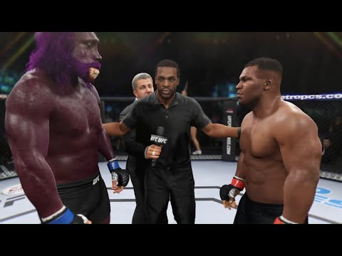 Mike Tyson vs. Purple Bigfoot - EA Sports UFC 2