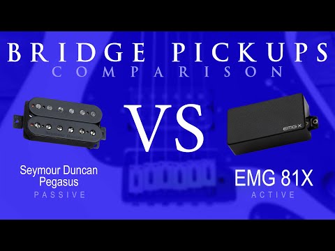 Seymour Duncan PEGASUS vs EMG 81X - Bridge Pickup Guitar Comparison / Demo