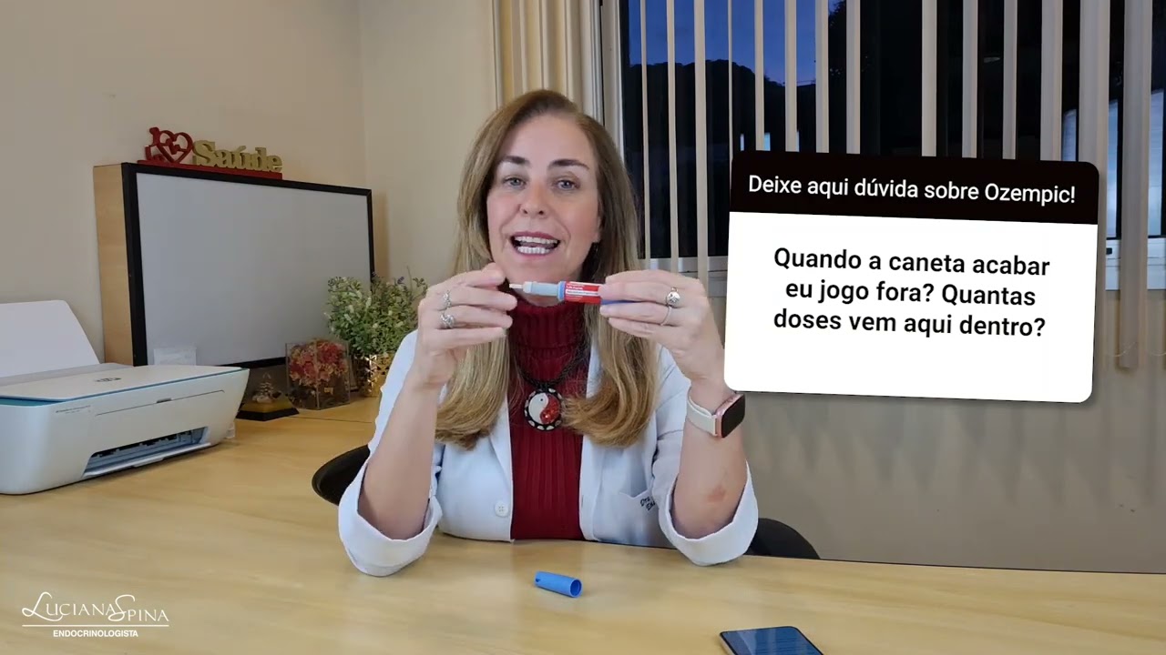 Quantas doses vem no Ozempic? Quando a caneta acabar eu jogo fora?