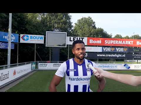 In gesprek met Obi Onyeike na de wedstrijd Sparta Nijkerk- VVSB