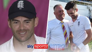 Said something about alcohol... | James Anderson after surpassing Botham's test wicket tally