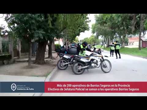 Se suman efectivos de Jefatura Policial a los operativos Barrios Seguros