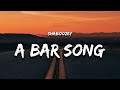 Shaboozey - A Bar Song (Lyrics) "someone pour me up a double shot of whiskey"