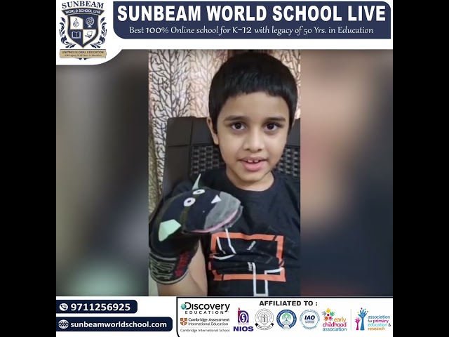 Puppet Show Performance by Sunbeam World School Students 🎭