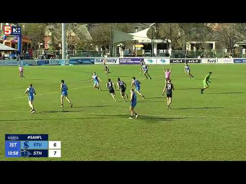 Rd 16 SANFL Snapshot - Sturt's Malachy Carruthers intercepts & goals on run from 50m