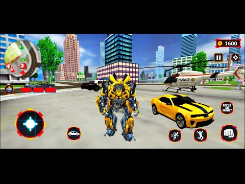 Bumblebee Grand Robot Car Transform 3d * Android Gameplay