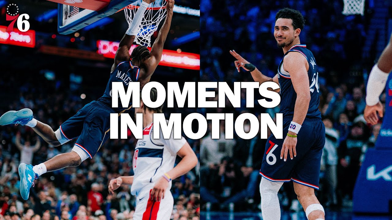 Moments in Motion: Sixers vs. Wizards | 12.02.25