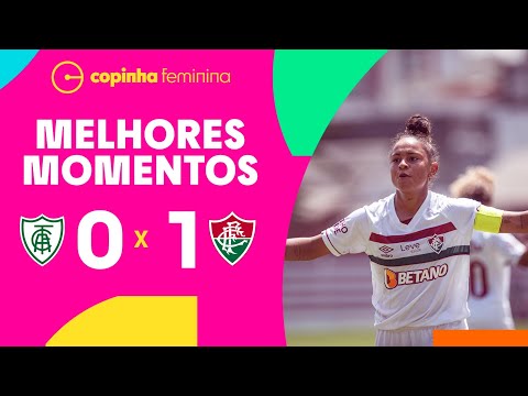 Gols e lances de América-MG x Fluminense