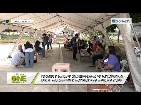 One Mindanao: Pet Owners sa Zamboanga City, subling giawhag nga pabakunahan ang ilang pets
