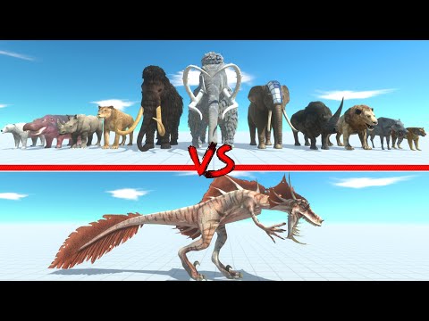 New Devil Dinosaur in Battle with All Mammals Animals of Arbs - Animal Revolt Battle Simulator