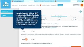 K&H személyi kölcsön igénylés e-bankban