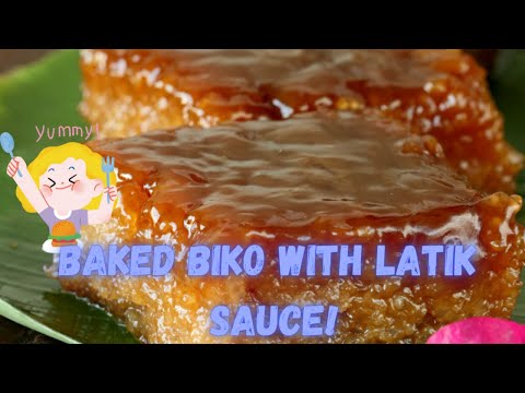 BAKED BIKO WITH LATIK SAUCE! YUMMY!