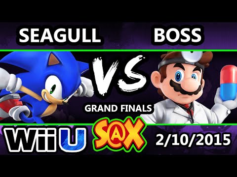 S@X - NS | Seagull (Sonic) Vs. WS | Boss (Dr. Mario) SSB4 Grand Finals - Smash 4 - Smash Wii U