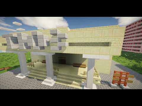 Город в Minecraft | Якко-Уорнерск | #64 Молодёжный театр + почта села Васильки