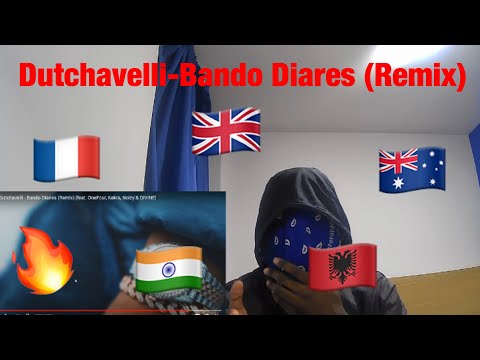 Dutchavelli - Bando Diaries (Remix) [feat. OneFour, Kekra, Noizy & DIVINE] (REACTION!!)