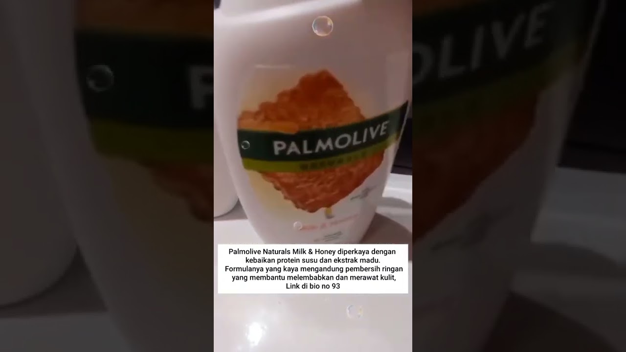 Palmolive Body Wash Milk & Honey Pump 1 Liter