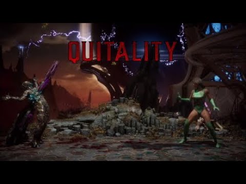 MK11: TEABAGGING D'VORAH GET DESTROYED AND MADE HIM RAGE QUIT/QUITALITY