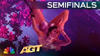 Kelsey Jane Delivers IMPRESSIVE Aerial To "Gravity" by Sara Bareilles | Semifinals | AGT 2024 thumbnail
