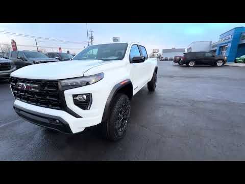 2026 GMC Canyon Crew Cab Short Box 4-Wheel Drive Elevation in White for sale at Jack Carter Northstar GM in Cranbrook, BC