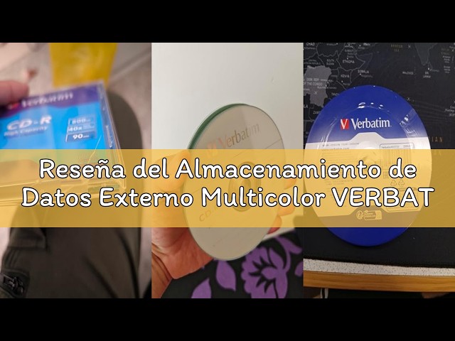Vídeo relacionado con Almacenamiento de Datos Externo Multicolor VERBATIM