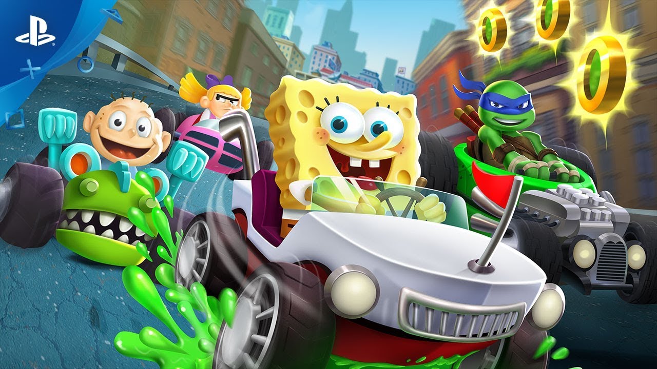 How Slime is Used to Great, Gross Effect in Nickelodeon Kart Racers