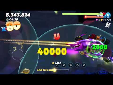 DARK MAGIC SHARK at South China Sea | HUNGRY SHARK WORLD | Classic Mode | Gold Rush