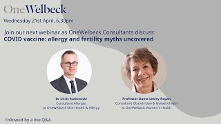 Covid Vaccine: allergy and fertility myths uncovered