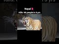 Tiger Kills Of Each Country Viralvideo Youtubeshorts