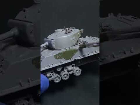 Easiest way to paint your models.        #scalemodeling #ww2tanks #howto