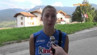 preview picture of video 'Volley, l'Italia femminile a Cavalese: Valentina Fiorin'