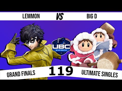 UBC Weekly #119 - GRAND FINALS - Lemmon (Joker) Vs. Big D (Ice Climbers) - SSBU